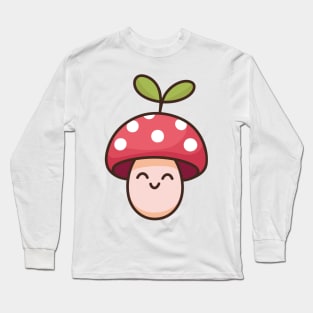 Cute fly agaric mushrooms Long Sleeve T-Shirt